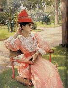 William Merritt Chase Park in the afternoon china oil painting artist